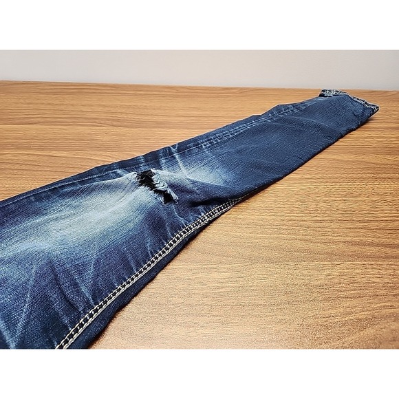 Silver Suki 27x31 Mid Super Skinny Stretch Women's Distressed Flap Pocket Jeans - Picture 9 of 14